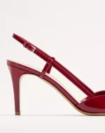 Valentino VLogo Signature Patent Leather Slingback Pump 80Mm - Image 2